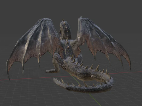 Fatalis - Monster Hunter World 3D Model