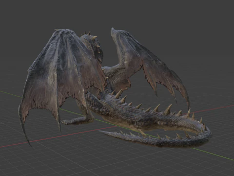 Fatalis - Monster Hunter World 3D Model