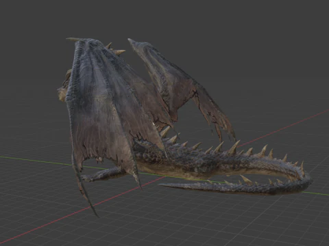 Fatalis - Monster Hunter World 3D Model