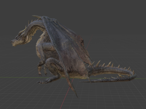 Fatalis - Monster Hunter World 3D Model