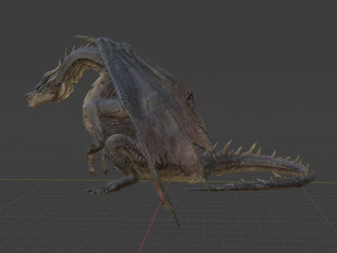 Fatalis - Monster Hunter World 3D Model