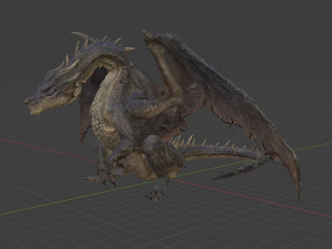 Fatalis - Monster Hunter World 3D Model
