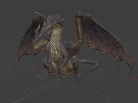 Fatalis - Monster Hunter World 3D Model