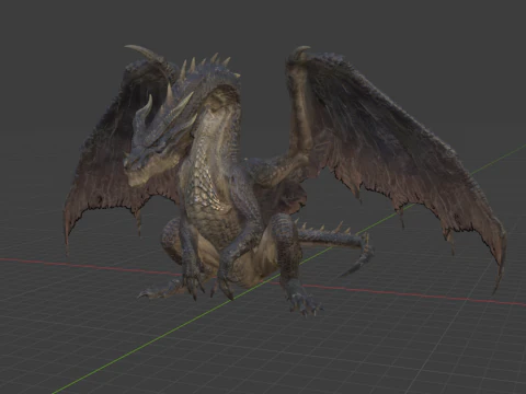 Fatalis - Monster Hunter World 3D Model
