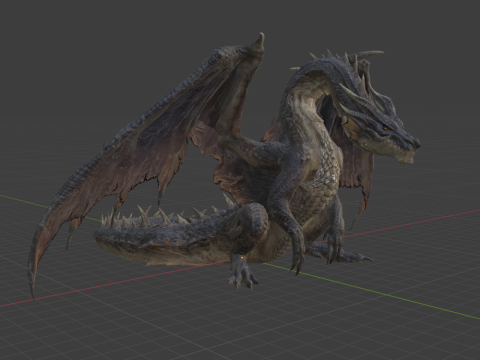 Fatalis - Monster Hunter World 3D Model