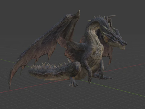 Fatalis - Monster Hunter World 3D Model