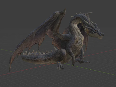 Fatalis - Monster Hunter World 3D Model