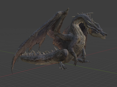 Fatalis - Monster Hunter World 3D Model