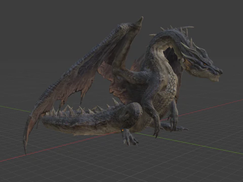 Fatalis - Monster Hunter World 3D Model