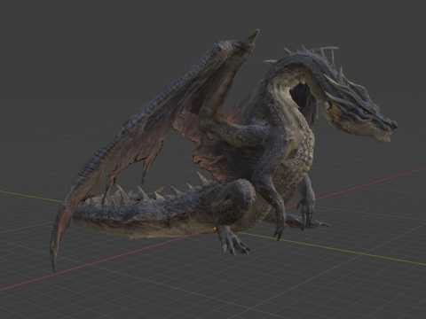 Fatalis - Monster Hunter World 3D Model