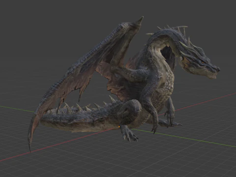 Fatalis - Monster Hunter World 3D Model