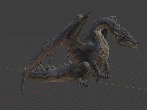 Fatalis - Monster Hunter World 3D Model