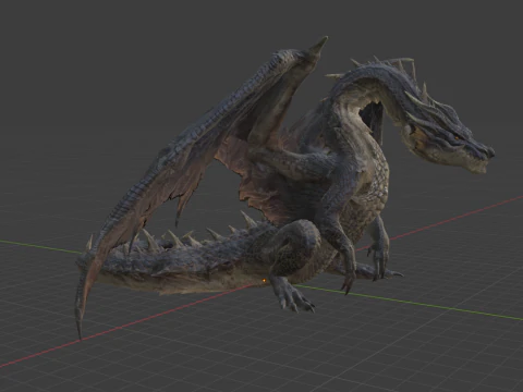 Fatalis - Monster Hunter World 3D Model