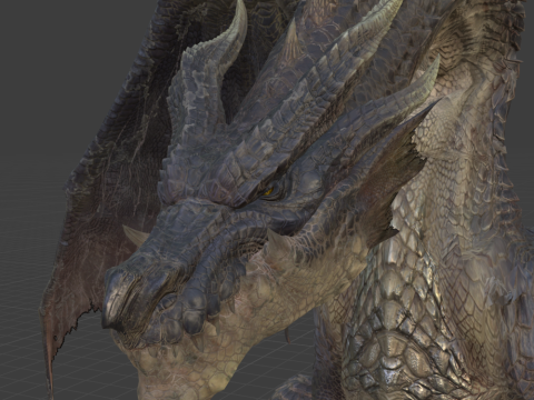 Fatalis - Monster Hunter World 3D Model