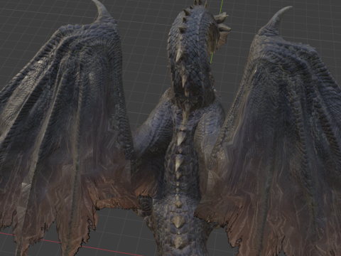 Fatalis - Monster Hunter World 3D Model