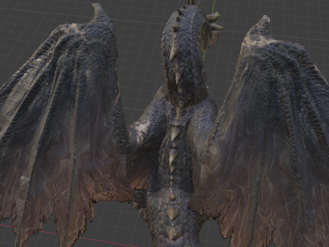 Fatalis - Monster Hunter World 3D Model
