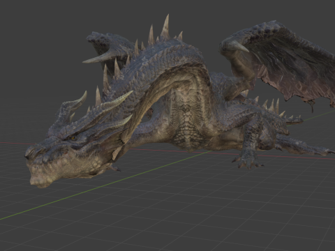 Fatalis - Monster Hunter World 3D Model