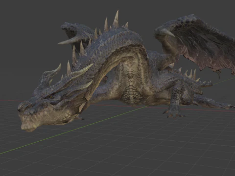 Fatalis - Monster Hunter World 3D Model