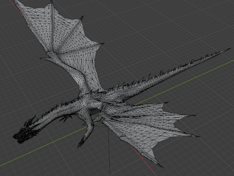 Fatalis - Monster Hunter World 3D Model