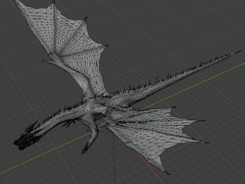 Fatalis - Monster Hunter World 3D Model