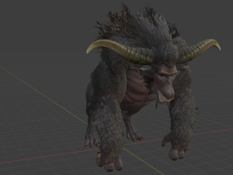 Rajang - Monster Hunter World 3D Model