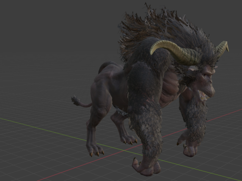 Rajang - Monster Hunter World 3Dモデル