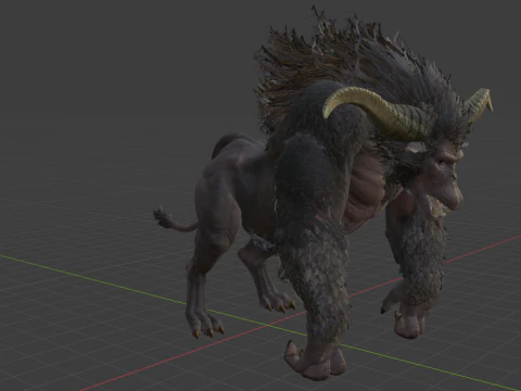 Rajang - Monster Hunter World 3D Model
