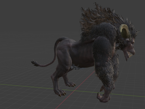 Rajang - Monster Hunter World 3Dモデル
