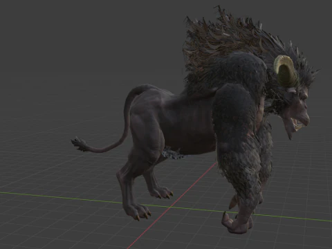 Rajang - Monster Hunter World 3D Model