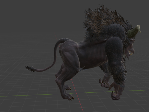 Rajang - Monster Hunter World 3Dモデル