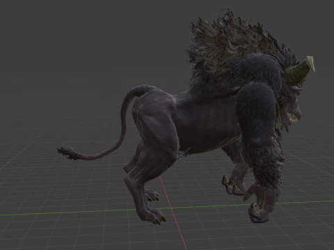 Rajang - Monster Hunter World 3D Model