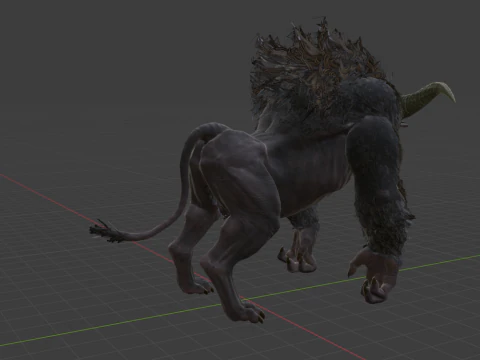 Rajang - Monster Hunter World 3D Model