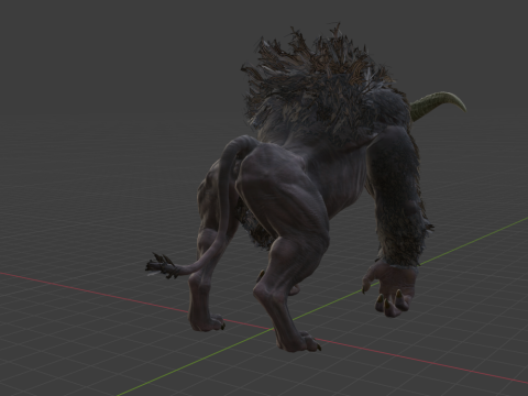 Rajang - Monster Hunter World 3Dモデル