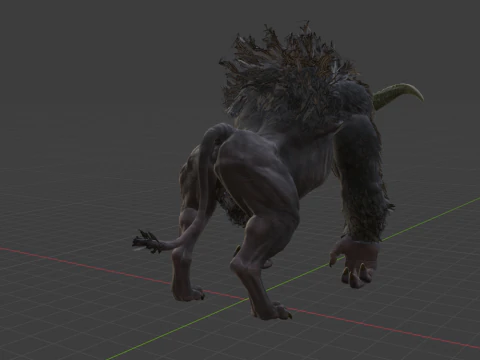 Rajang - Monster Hunter World 3D Model