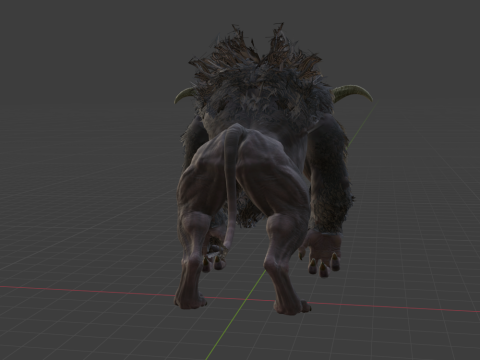 Rajang - Monster Hunter World 3Dモデル