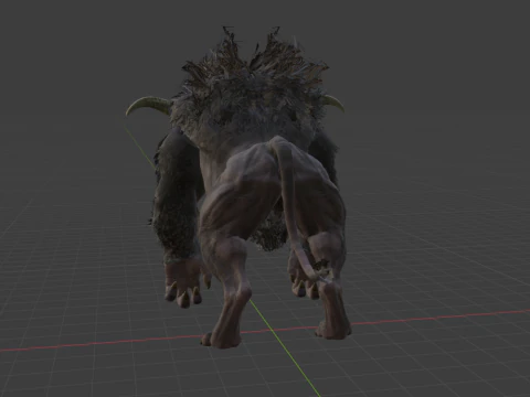 Rajang - Monster Hunter World 3D Model