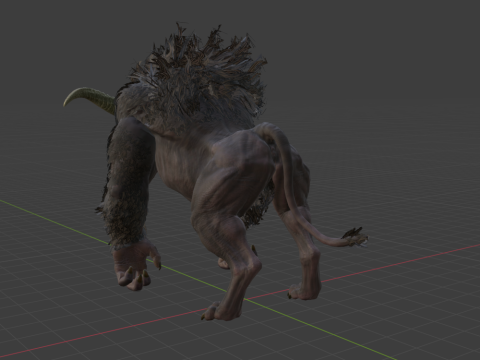 Rajang - Monster Hunter World 3Dモデル