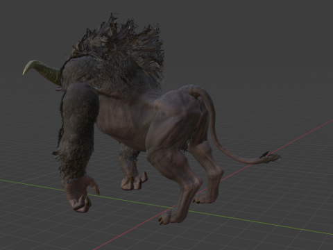 Rajang - Monster Hunter World 3Dモデル