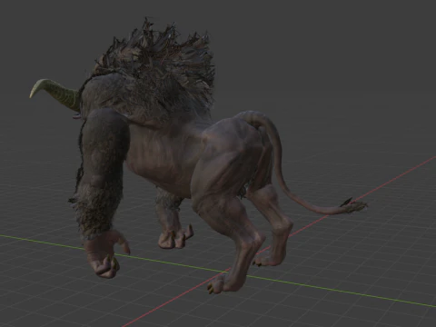 Rajang - Monster Hunter World 3D Model
