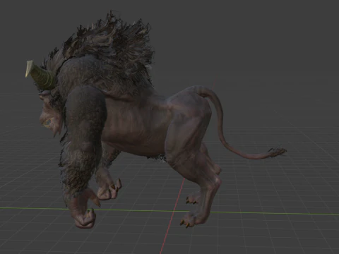 Rajang - Monster Hunter World 3D Model