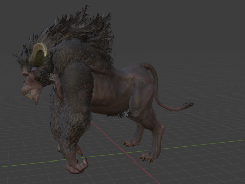 Rajang - Monster Hunter World 3Dモデル