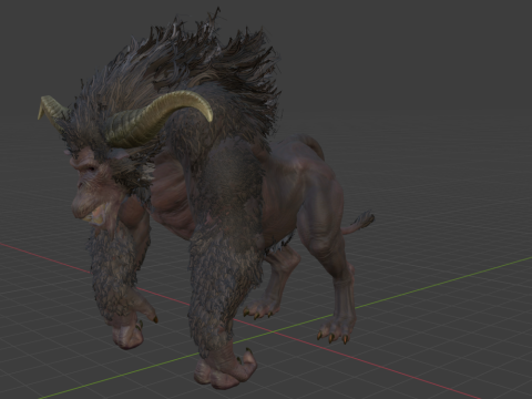 Rajang - Monster Hunter World 3Dモデル