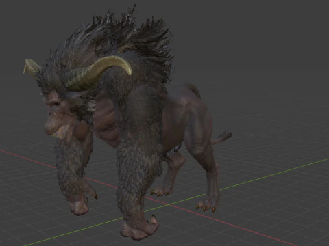 Rajang - Monster Hunter World 3D Model