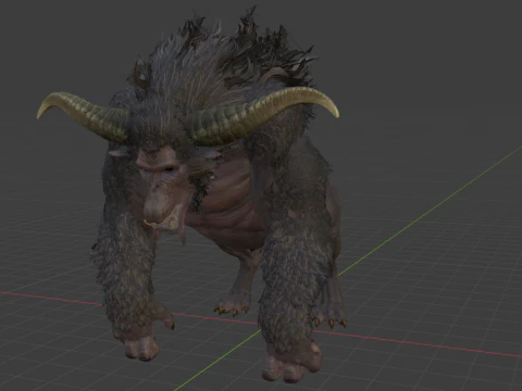 Rajang - Monster Hunter World 3D Model
