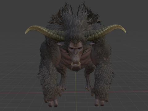 Rajang - Monster Hunter World 3Dモデル