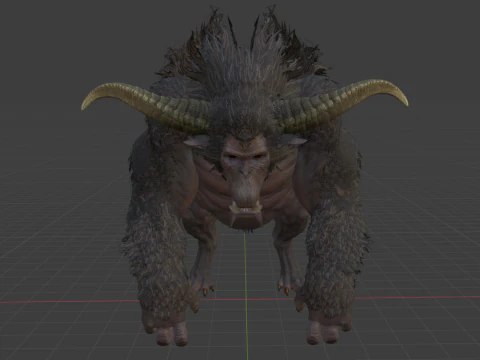 Rajang - Monster Hunter World 3D Model