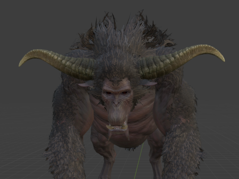 Rajang - Monster Hunter World 3Dモデル