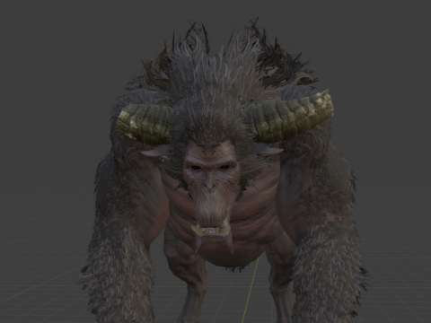 Rajang - Monster Hunter World 3Dモデル