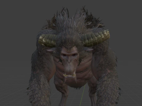 Rajang - Monster Hunter World 3D Model