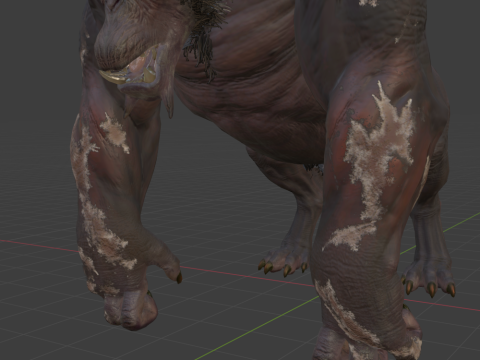 Rajang - Monster Hunter World 3Dモデル
